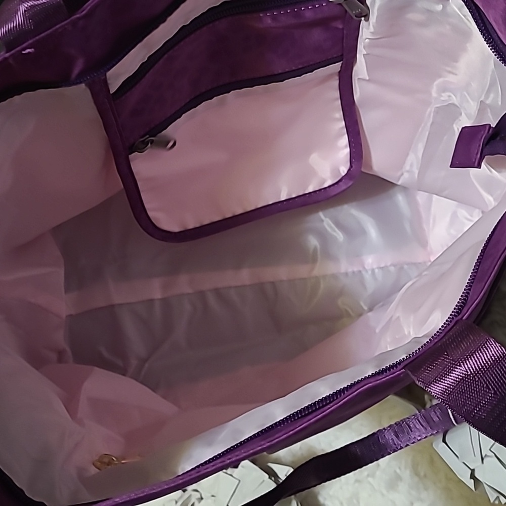 BNWT Purple Leopard Tote - Picture 8 of 8